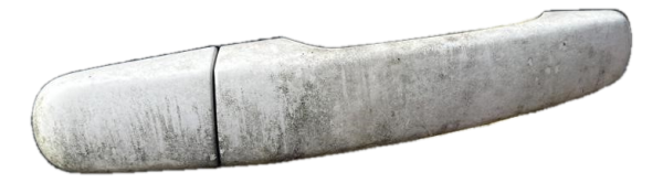 2005, 2006, 2007, 2008, 2009 Chevrolet Equinox White or Rear Exterior Door Handle - Front, Right (Passenger) (OEM)