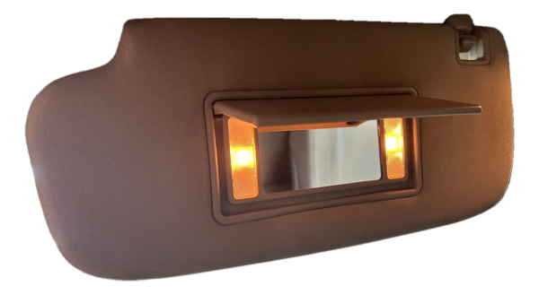 OEM Tan Sun Visor for 2014, 2015, 2016, 2017, 2018, 2019, 2020, 2021, 2022 Jeep Grand Cherokee - Left (Driver)