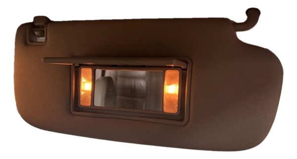OEM Tan Sun Visor for 2014, 2015, 2016, 2017, 2018, 2019, 2020, 2021, 2022 Jeep Grand Cherokee - Right (Passenger)
