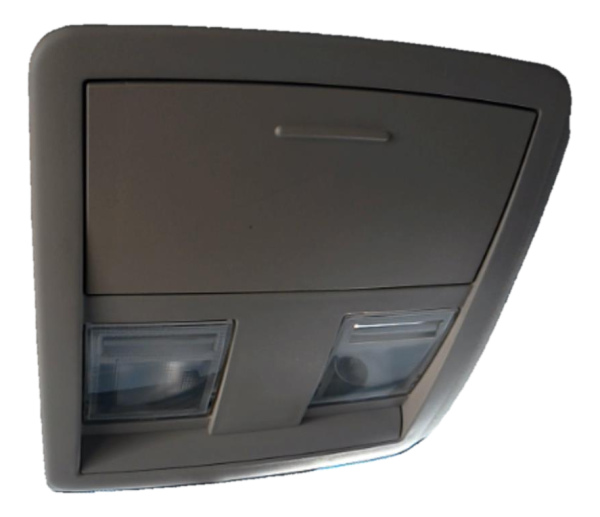 OEM Gray Roof Console Panel without Sunroof for 2005, 2006, 2007, 2008, 2009, 2010 Chrysler, Dodge, & Jeep