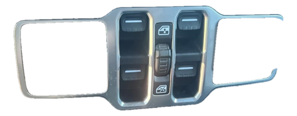 OEM Center Dash Mount Master Power Door Lock Switch for 2018, 2019, 2020, 2021, 2022, 2023, 2024 Jeep Gladiator, Wrangler - Front