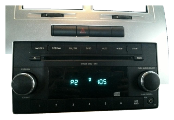2008, 2009, 2010 Jeep Commander AM-FM-CD MP3 Radio Receiver Assembly (RES Code) (OEM)