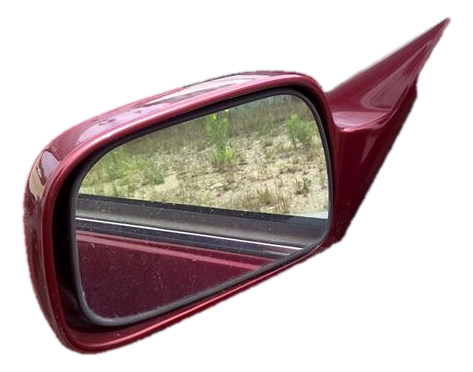 1997, 1998, 1999, 2000, 2001 Toyota Camry Red Power Door/Side View Mirror - Left (Driver) (OEM)