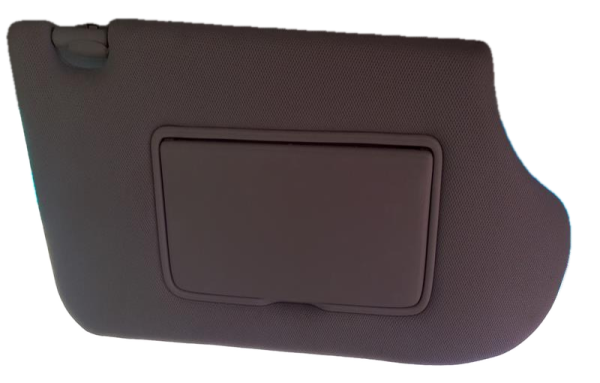 OEM Tan Sun Visor without Illuminated Vanity Mirror for 2013, 2014, 2015, 2016, 2017 Nissan - Right (Passenger)
