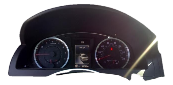 OEM Black Speedometer Instrument Panel Bezel for 2015, 2016, 2017 Toyota Camry