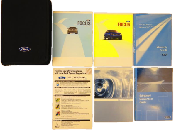 2008, 2009, 2010, 2011 Ford Focus Complete Owners Manual Set (OEM)
