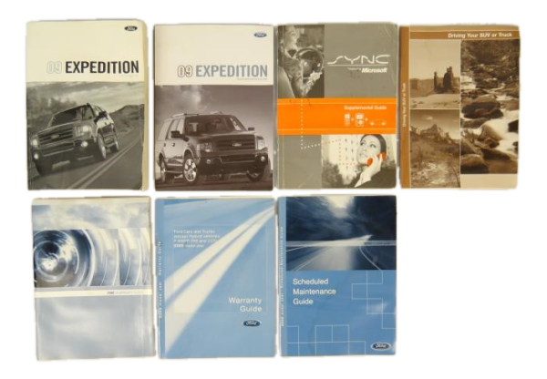 2009 Ford Expedition Complete Owners Manual Set (OEM)