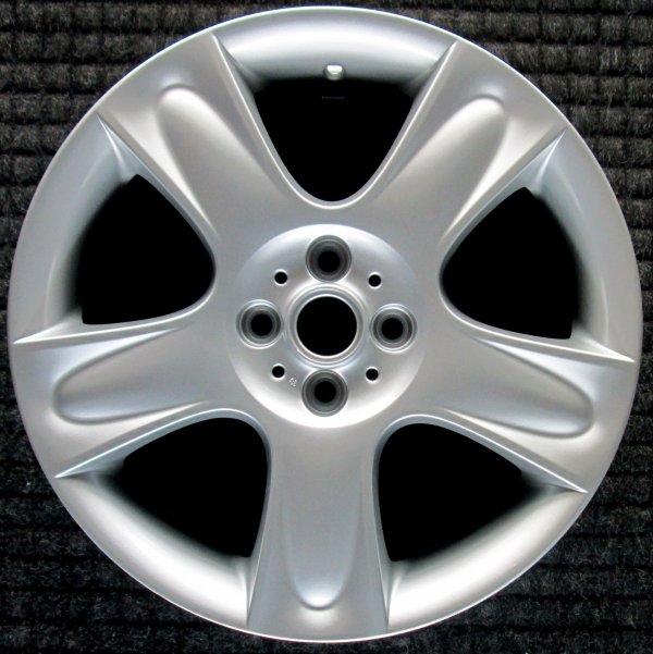 2004, 2005, 2006, 2007, 2008, 2009, 2010, 2011, 2012, 2013, 2014 Mini Cooper All Silver Style #91 Alloy Wheel (OEM)