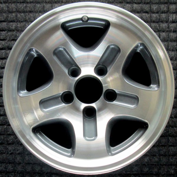 1998, 1999, 2000, 2001, 2002, 2003, 2004, 2005, 2006, 2007, 2008 Mazda B2000 Machined w/ Charcoal Pockets Alloy Wheel (OEM)