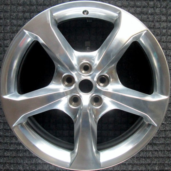 OEM Polished Option Ruy Alloy Wheel for 2014, 2015 Chevrolet Camaro - Rear