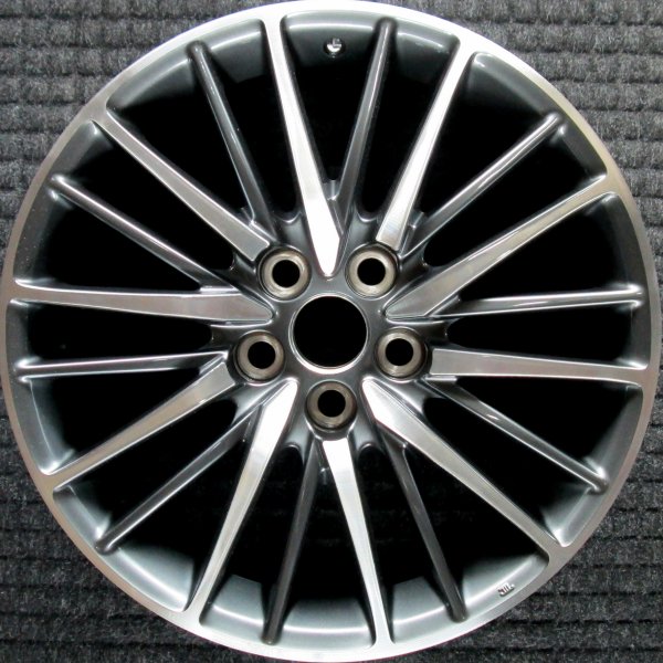 2013, 2014, 2015, 2016, 2017 Lexus LS460 Machined w/ Charcoal Pockets Alloy Wheel (OEM)