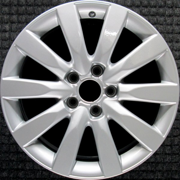 OEM All Silver Alloy Wheel for 2009, 2010, 2011, 2012, 2013, 2014, 2015, 2016 Audi A4, S4
