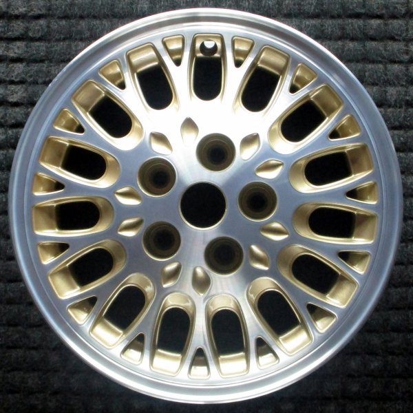 1993, 1994, 1995 Plymouth Voyager Machined w/ Gold Pockets Alloy Wheel (OEM)