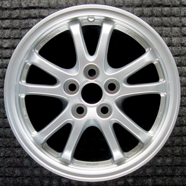 OEM All Silver Alloy Wheel for 2016, 2017, 2018, 2019, 2020, 2021, 2022, 2023, 2024 Toyota Corolla, Prius