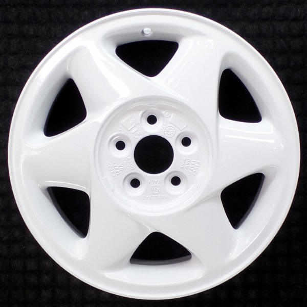 OEM Left White Alloy Wheel for 1993, 1994, 1995 Ford & Mercury • Sable, Taurus