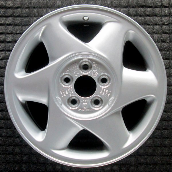 OEM Left All Silver Alloy Wheel for 1993, 1994, 1995 Ford & Mercury • Sable, Taurus