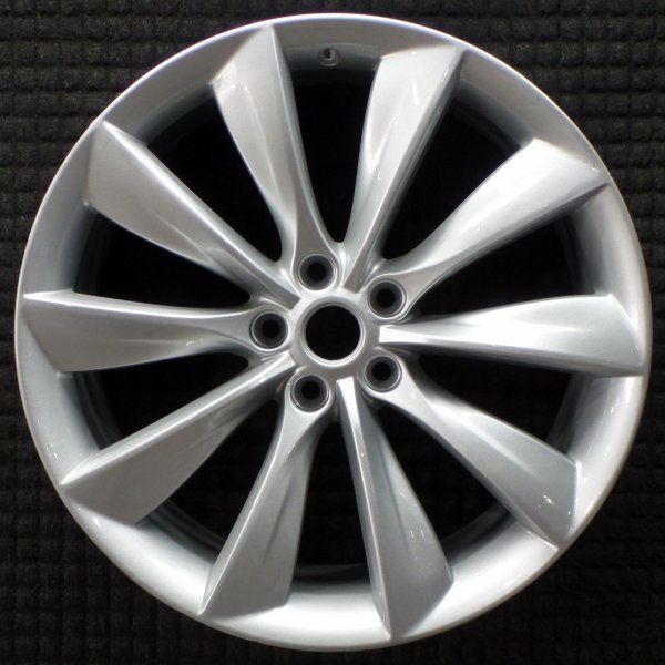 OEM All Silver Alloy Wheel for 2012, 2013, 2014, 2015, 2016, 2017 Tesla S