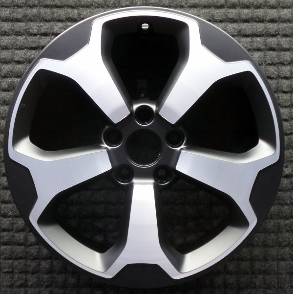 OEM Machined w/ Black Pockets Alloy Wheel for 2019, 2020, 2021, 2022 Jeep Renegade
