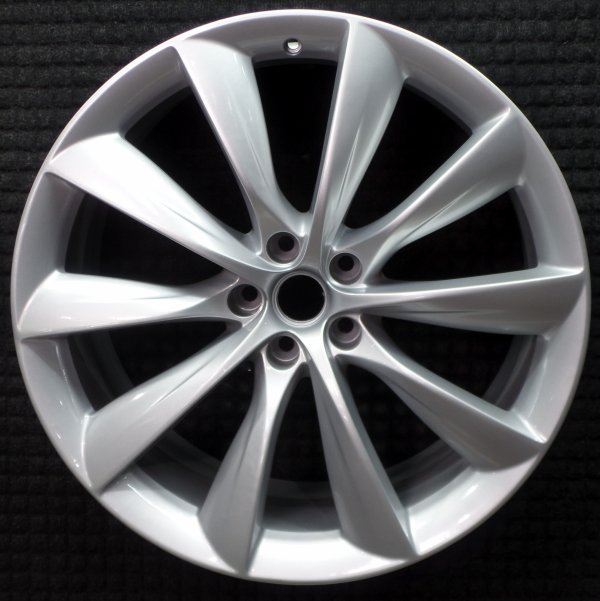 OEM All Silver Alloy Wheel for 2016, 2017, 2018, 2019, 2020, 2021 Tesla X