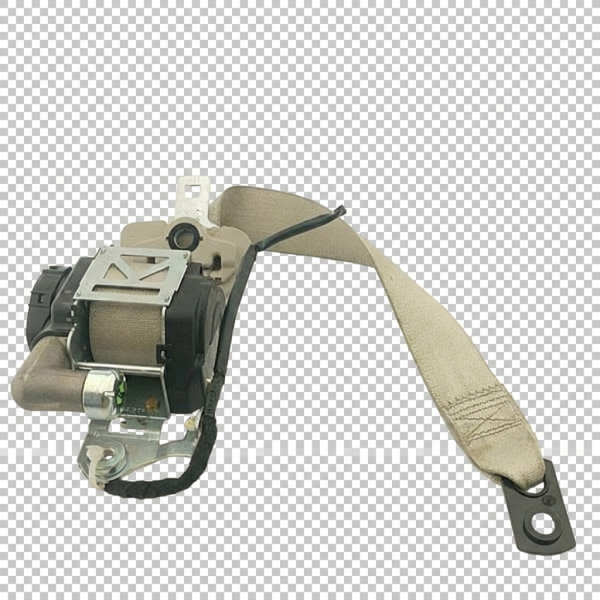 OEM Tan Seat Belt Buckle with Pretensioner for 2011, 2012, 2013, 2014, 2015 Ford & Lincoln - Front