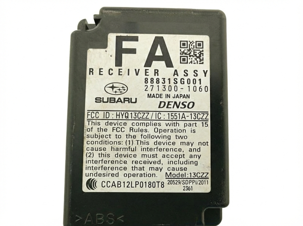 OEM Theft and Keyless Entry Control Module for 2014, 2015, 2016, 2017, 2018 Subaru Crosstrek, Forester, Impreza