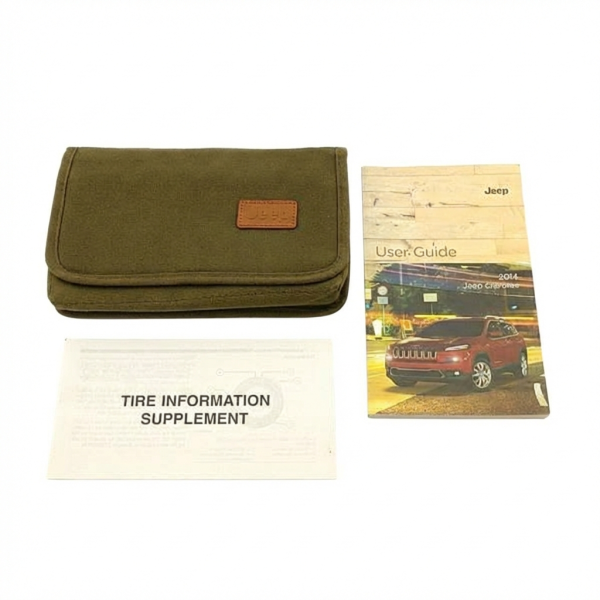 2014 Jeep Cherokee Gold Owners Manual with Storage Cover (OEM)