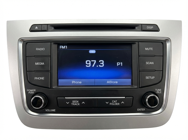 OEM AM-FM-CD-XM Radio with 5-Inch Display for 2015, 2016, 2017 Hyundai Sonata