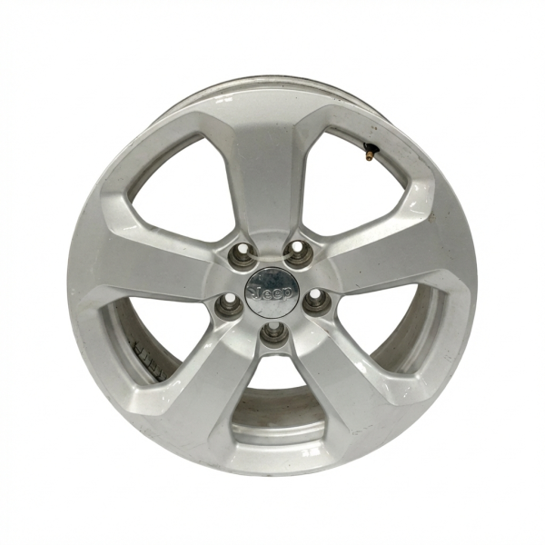 OEM Painted Silver Alloy Wheel for 2017, 2018, 2019, 2020, 2021, 2022 Jeep Compass, Renegade