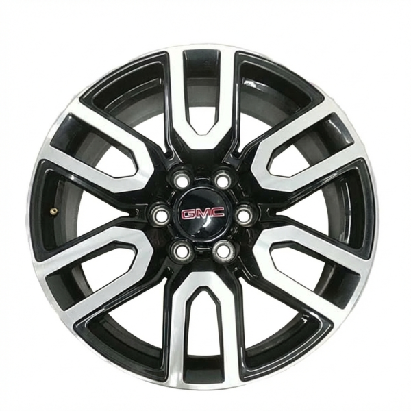 2021, 2022, 2023, 2024 GMC Yukon XL Machined Black Alloy Wheel (OEM)