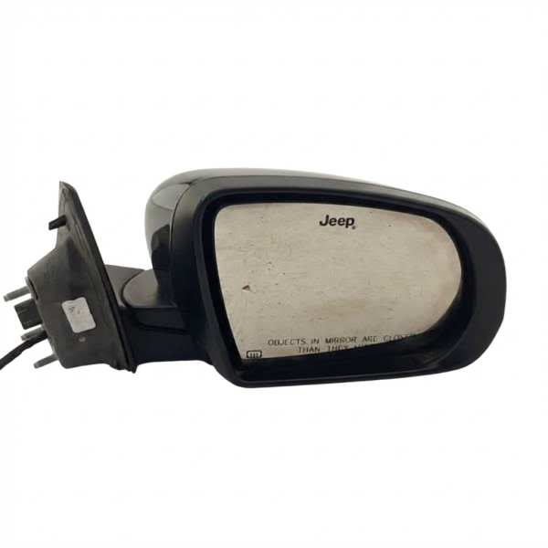 OEM Black Side/Door Mirror for 2017, 2018, 2019, 2020, 2021, 2022 Jeep Compass - Right (Passenger)