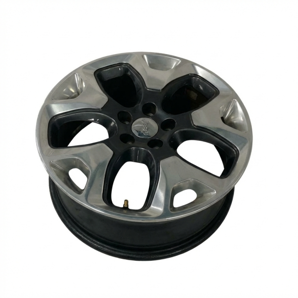 OEM Polished Gray Alloy Wheel for 2017, 2018, 2019, 2020, 2021, 2022 Jeep Compass