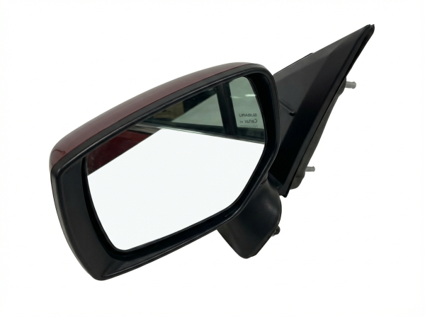 OEM Red Power Heated Door/Side View Mirror for 2015, 2016 Subaru Legacy, Outback - Left (Driver)