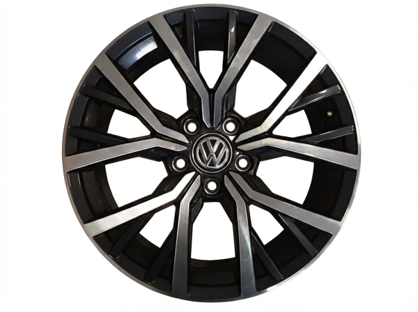 OEM Machined Black Alloy Wheel for 2018, 2019, 2020, 2021 Volkswagen Tiguan