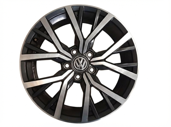 OEM Machined Black Alloy Wheel for 2018, 2019, 2020, 2021 Volkswagen Tiguan