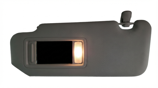 OEM Gray Illuminated Sun Visor for 2014, 2015, 2016, 2017, 2018 Mazda 3, 6 - Right (Passenger)