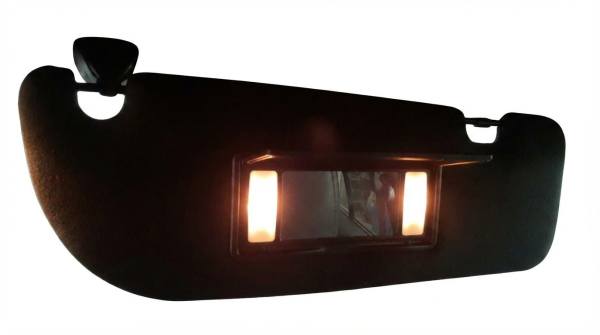 OEM Black Illuminated Sun Visor for 2015, 2016, 2017 Ford Expedition - Right (Passenger)