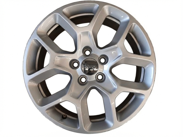 OEM Silver Alloy Wheel for 2015, 2016, 2017, 2018 Jeep Renegade