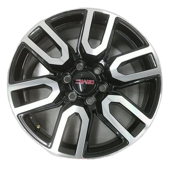 2021, 2022, 2023, 2024 GMC Yukon XL Machined Black Alloy Wheel (OEM)