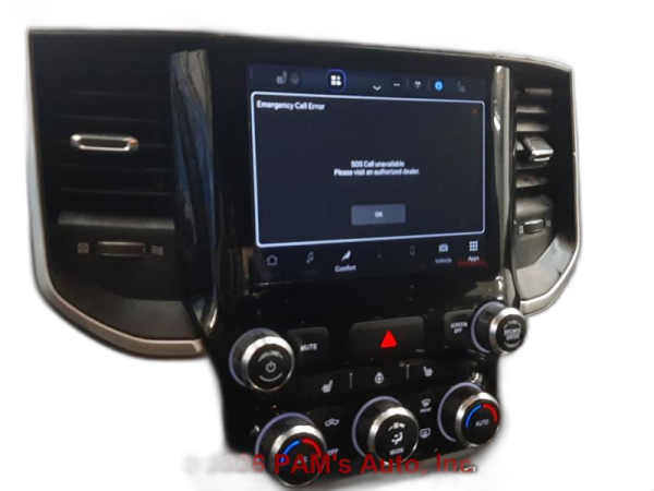 OEM 8.4-inch Screen Satellite Radio Audio Unit for 2022 Ram 1500, 2500