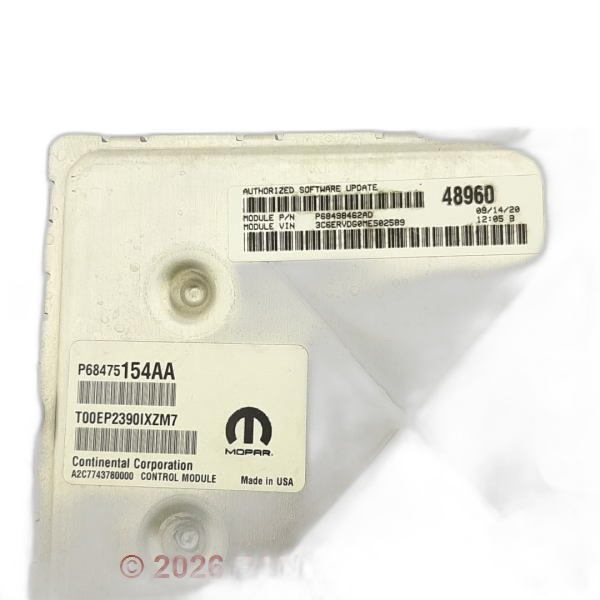 OEM Engine Control Module (ECM) for 2021 Ram ProMaster 1500/2500/3500