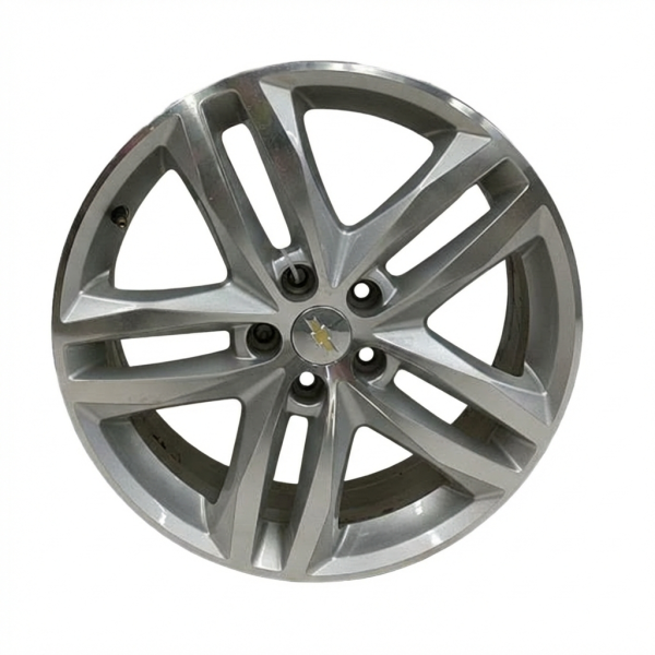 2018, 2019, 2020, 2021 Chevrolet Equinox 19-Inch 10-Spoke Machined Silver Alloy Wheel (OEM)