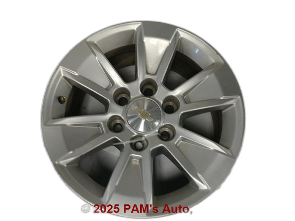 2021, 2022 Chevrolet Suburban Silver Alloy Wheel (OEM)