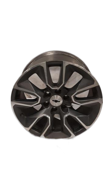OEM 20x9 10-Spoke Machined Charcoal Alloy Wheel for 2019, 2020, 2021, 2022, 2023, 2024 Cadillac, Chevrolet, & GMC