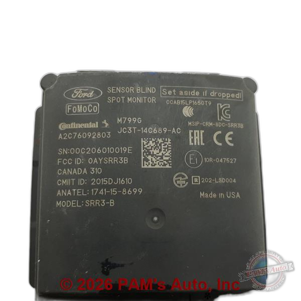 2019, 2020, 2021, 2022, 2023 Ford Transit Connect Blind Spot Radar Control Module (OEM)