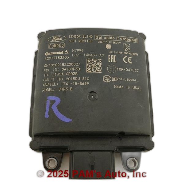 2020, 2021, 2022 Ford Escape Blind Spot Control Module - Rear Right (Passenger) (OEM)
