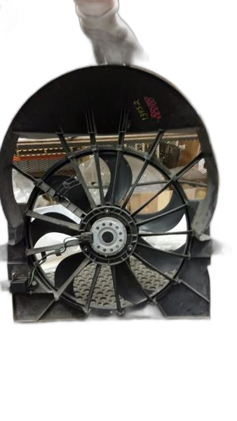 2009, 2010 Jeep Commander Black Radiator and Condenser Fan Motor Assembly (OEM)