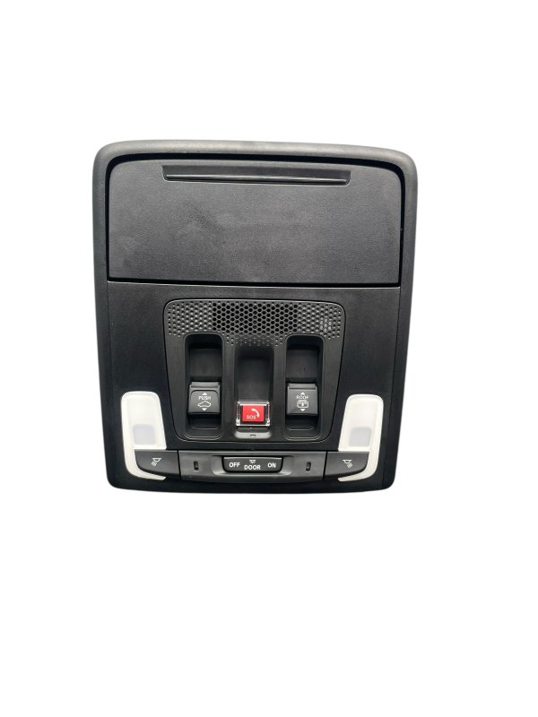OEM Ebony (Black) Overhead Roof Console with Dome Light and Sunroof Controls for 2025, 2026 Acura - Front