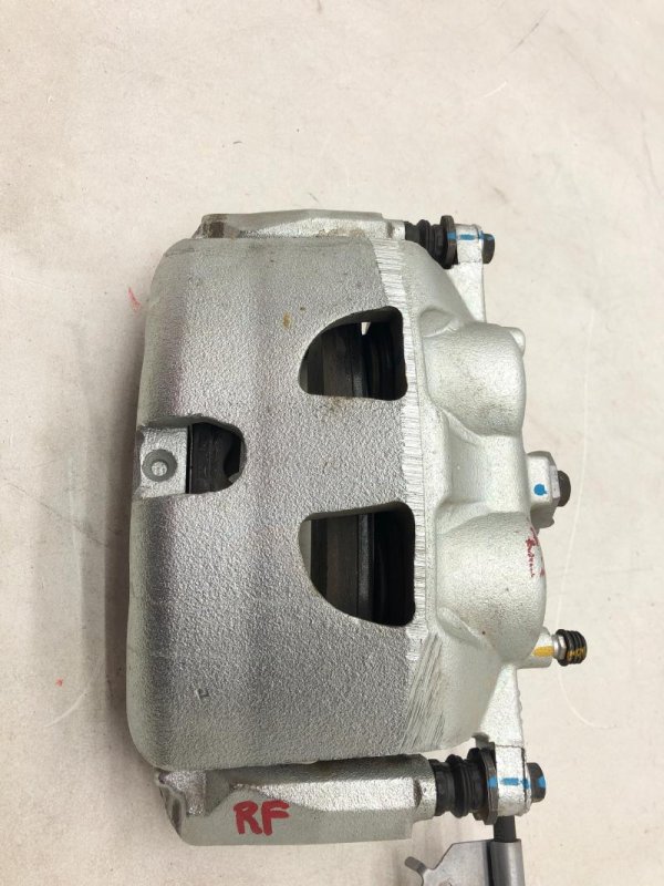 OEM Silver Disc Brake Caliper for 2018, 2019, 2020, 2021 Ford & Lincoln • Expedition, Navigator - Front, Right (Passenger)