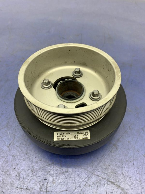 OEM Engine Harmonic Balancer Vibration Damper with Crank Pulley for 2010, 2011, 2012, 2013, 2014, 2015, 2016, 2017, 2018, 2019 BMW