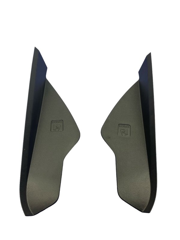 2020, 2021, 2022, 2023, 2024 Lincoln Aviator Black Dashboard End Cap Trim Panel Set - Front (OEM)